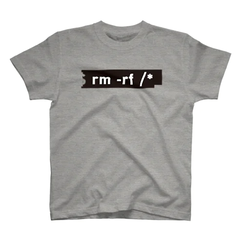 rm -rf /* (一般) Regular Fit T-Shirt