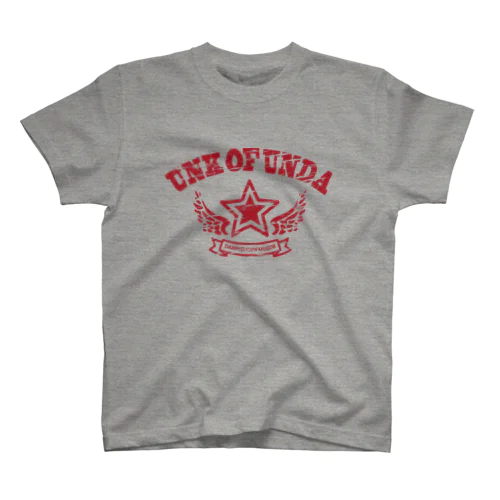 UNK OF UNDA(★カレッジレッド) Regular Fit T-Shirt
