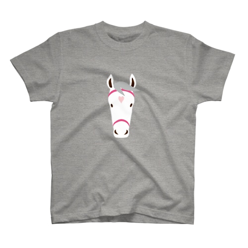 馬（白毛） Regular Fit T-Shirt