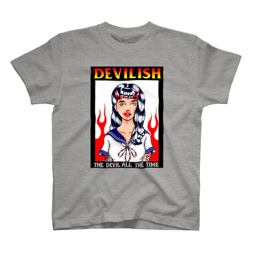 『DEVILISH』 Regular Fit T-Shirt