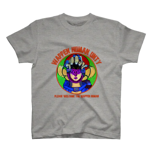 Paker  Wappen Human 02 :Cyborg Edition Regular Fit T-Shirt