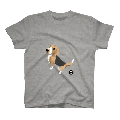 Beagle_Baby/おねだりビーグル（イラスト） スタンダードTシャツ