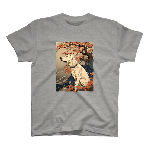 "UKIYOE" DOG（フルスケール）#02 スタンダードTシャツ