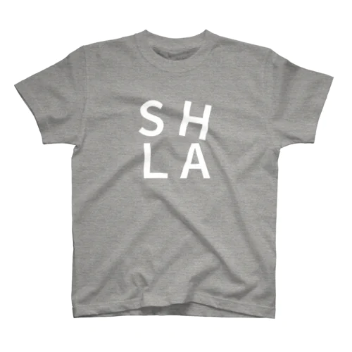 SHLA ｜White Logo スタンダードTシャツ