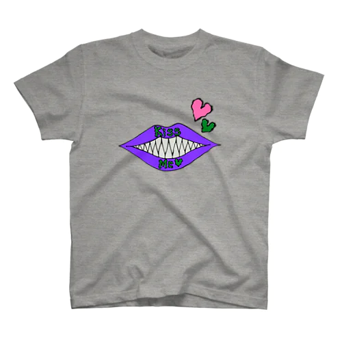 Kiss Me Purple Regular Fit T-Shirt