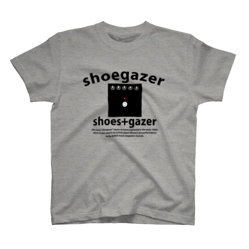 【シューゲイザーイラスト】『SHOEGAZER+エフェクター』 Regular Fit T-Shirt