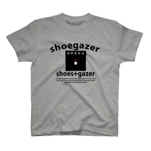 【シューゲイザーイラスト】『SHOEGAZER+エフェクター』 Regular Fit T-Shirt