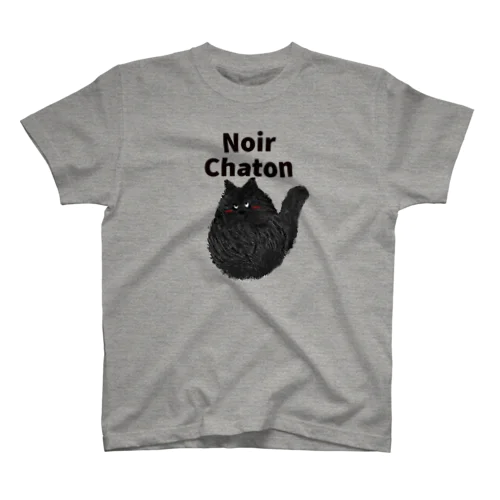 Noir chaton Regular Fit T-Shirt