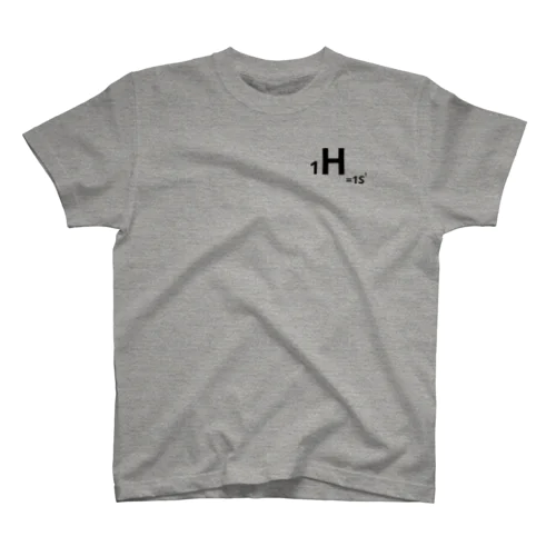 1.hydrogen(黒/表のみ) スタンダードTシャツ