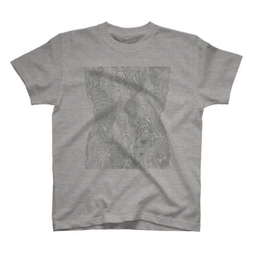 TSUTOMUiDa_drawing24_ORIENTAL LANDSCAPE Regular Fit T-Shirt