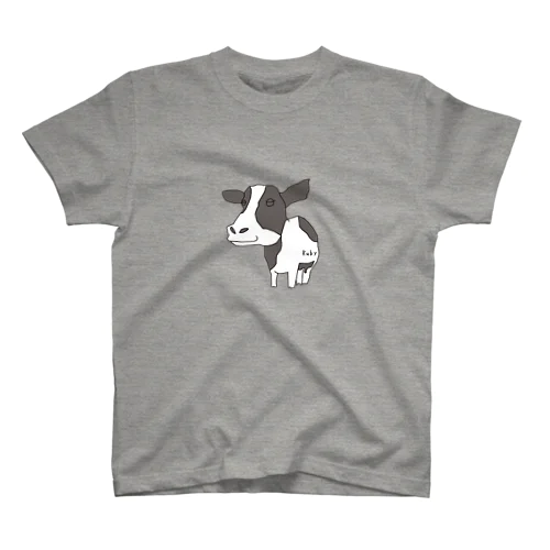 Rubyホルスタイン牛さんロゴ Regular Fit T-Shirt