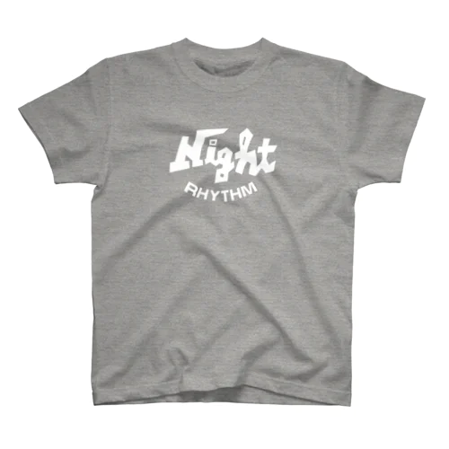 Night Rhythm WHITE LOGO Series Regular Fit T-Shirt