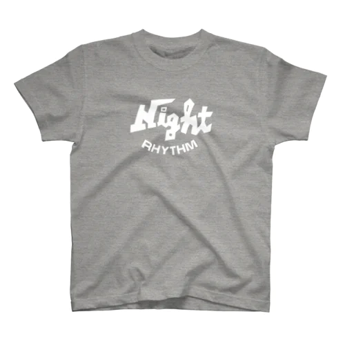 Night Rhythm WHITE LOGO Series スタンダードTシャツ