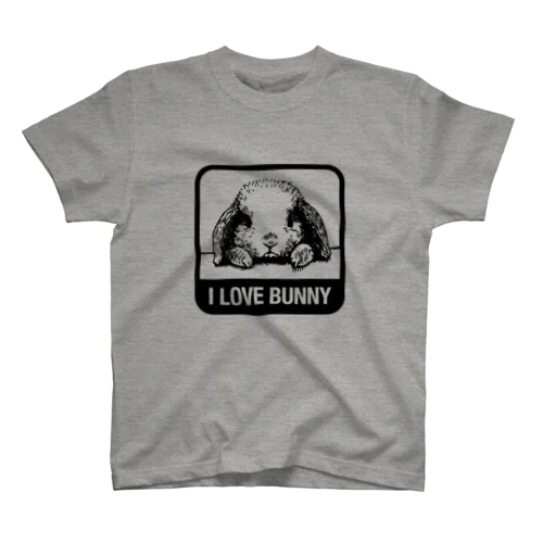 I LOVE BUNNY ロップちゃん Regular Fit T-Shirt