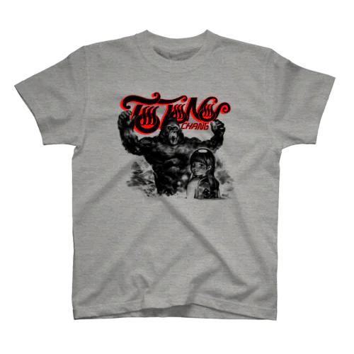 「TOTONOI-CHANG」Tシャツ・ブラック　ブラック Regular Fit T-Shirt