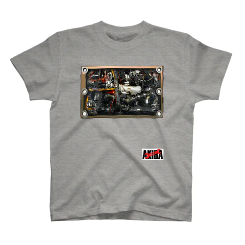 AKIBAのサイバーなメンテナンスハッチ Regular Fit T-Shirt