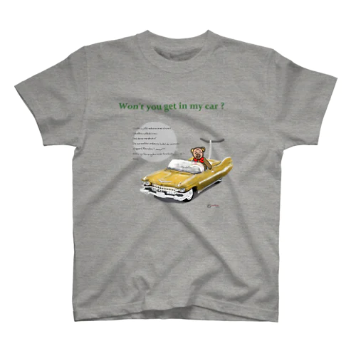 teddy-man in the car スタンダードTシャツ