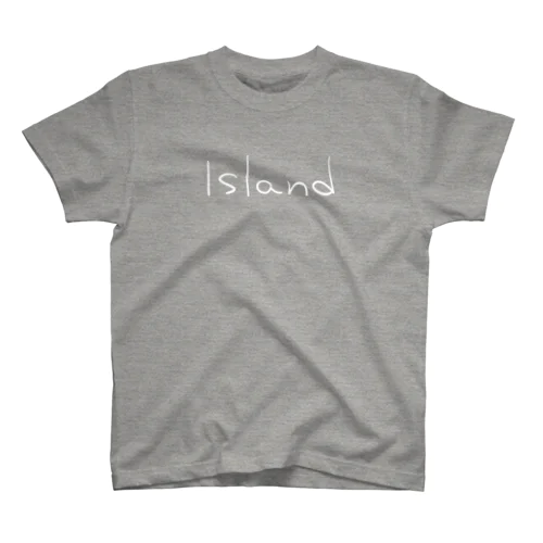 Island 白 Regular Fit T-Shirt