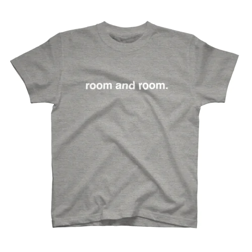 room and room. T for Ladys WHITE スタンダードTシャツ