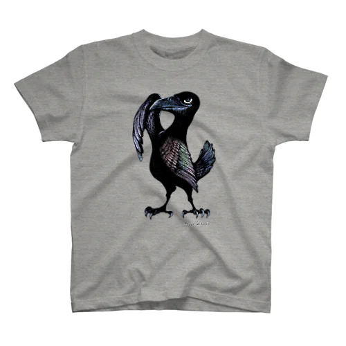 Dark blanco "Crow" スタンダードTシャツ