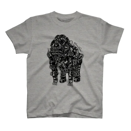 Animalia Kinky “ Black Gorilla ” スタンダードTシャツ