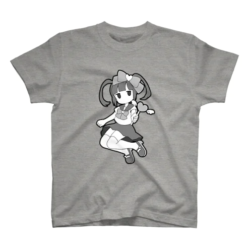 魔法少女ちゃん（白黒） Regular Fit T-Shirt