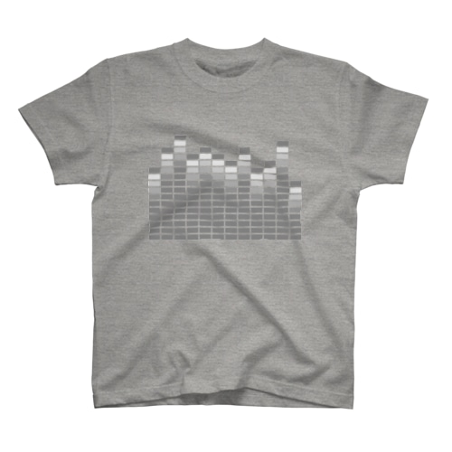 Spectrum Analyzer Gray Regular Fit T-Shirt