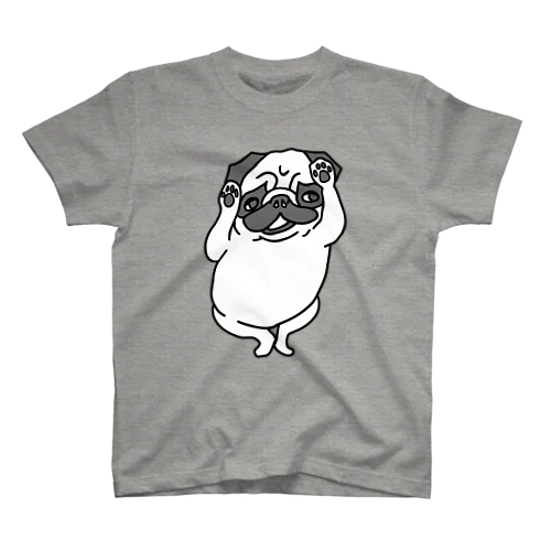 うきうきパグちゃん Regular Fit T-Shirt