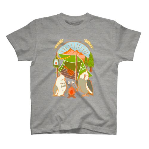 マシュマロを焼くキャンプオカメ（オカメインコ　ホワイトフェイス） Regular Fit T-Shirt