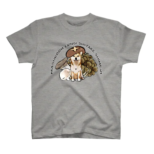 きのこ犬　柴犬 Regular Fit T-Shirt