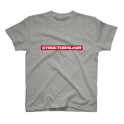 Structuralism紅ロゴ Regular Fit T-Shirt