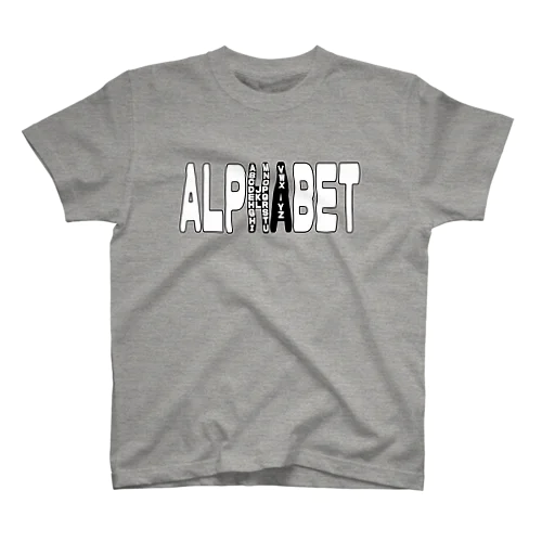 ALPHABET(英字＋１シリーズ) Regular Fit T-Shirt