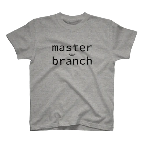 "Git" master branch スタンダードTシャツ