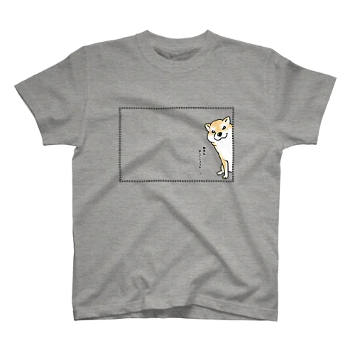 お散歩を催促する柴犬（赤柴） Regular Fit T-Shirt