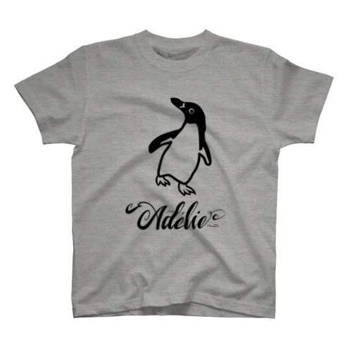 Adélie Penguin (+logo A) スタンダードTシャツ