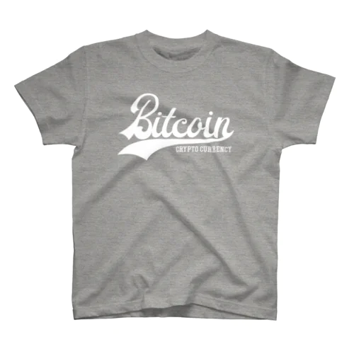 bitcoin #2 white font スタンダードTシャツ