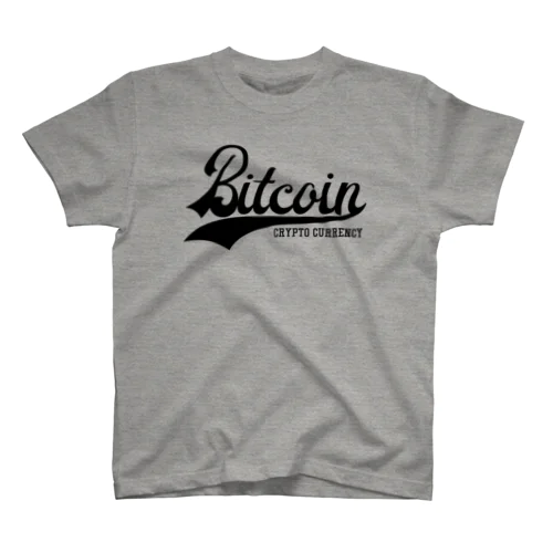 bitcoin #2 black font Regular Fit T-Shirt