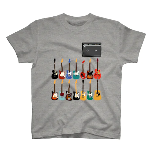 ギターとアンプ 티셔츠