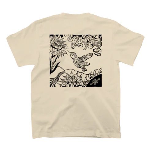 ハチドリの夢（バックプリント） Regular Fit T-Shirt