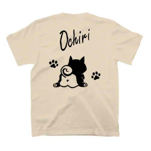 Ochiri　ブラック Regular Fit T-Shirt