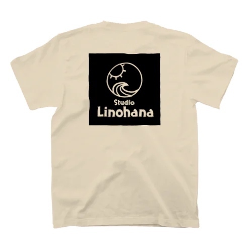 Linohanaミニロゴ×ブラックロゴ スタンダードTシャツ