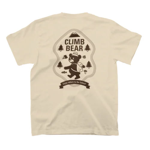 CLIMB BEAR（バックプリント） スタンダードTシャツ