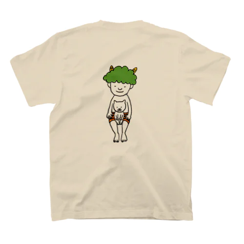 オニとネコ（カラー） スタンダードTシャツ