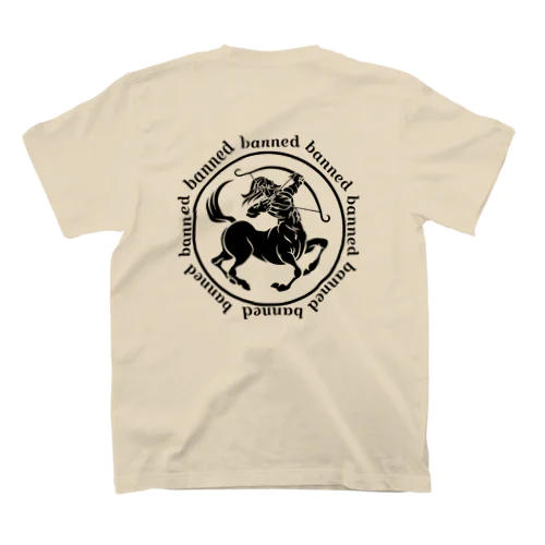 banned 射手 ゾディアック スタンダードTシャツ