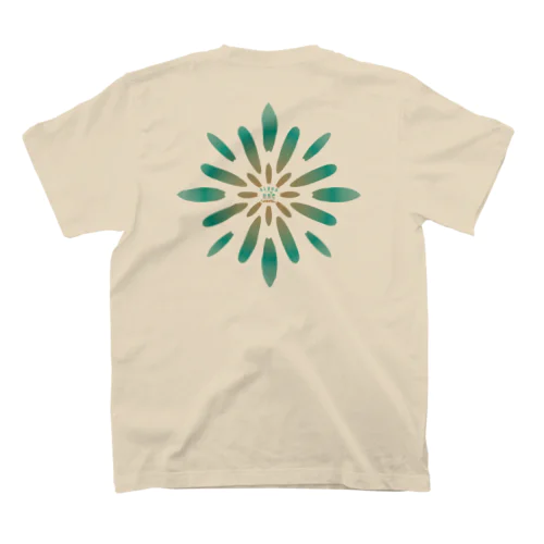 〔Back Print〕SURF FLOWER スタンダードTシャツ