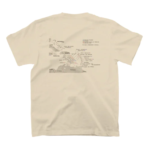 カリブMAP Tシャツ Regular Fit T-Shirt