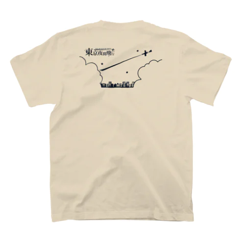 東京夜間飛行：ロゴ飛行機 Regular Fit T-Shirt