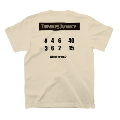 39.TENNIS JUNKY Which is you Tシャツ Regular Fit T-Shirt