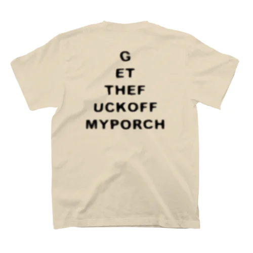 getthefuckoffmyporch スタンダードTシャツ