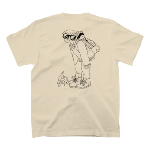 登山女子とハリネズミ。それと犬 Regular Fit T-Shirt